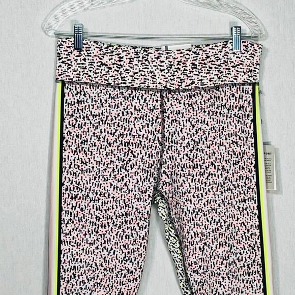 DKNY Sport Confetti Print High Waist 7/8 Tights xl - Picture 6 of 12